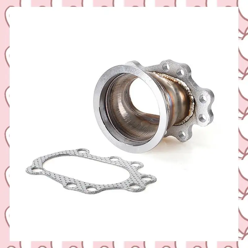 

HHTL V-Shape Flanged Turbine Down Pipe Adapt For T25T28 GT25 GT28 Stainless Steel Adapter Spare Parts Accessories