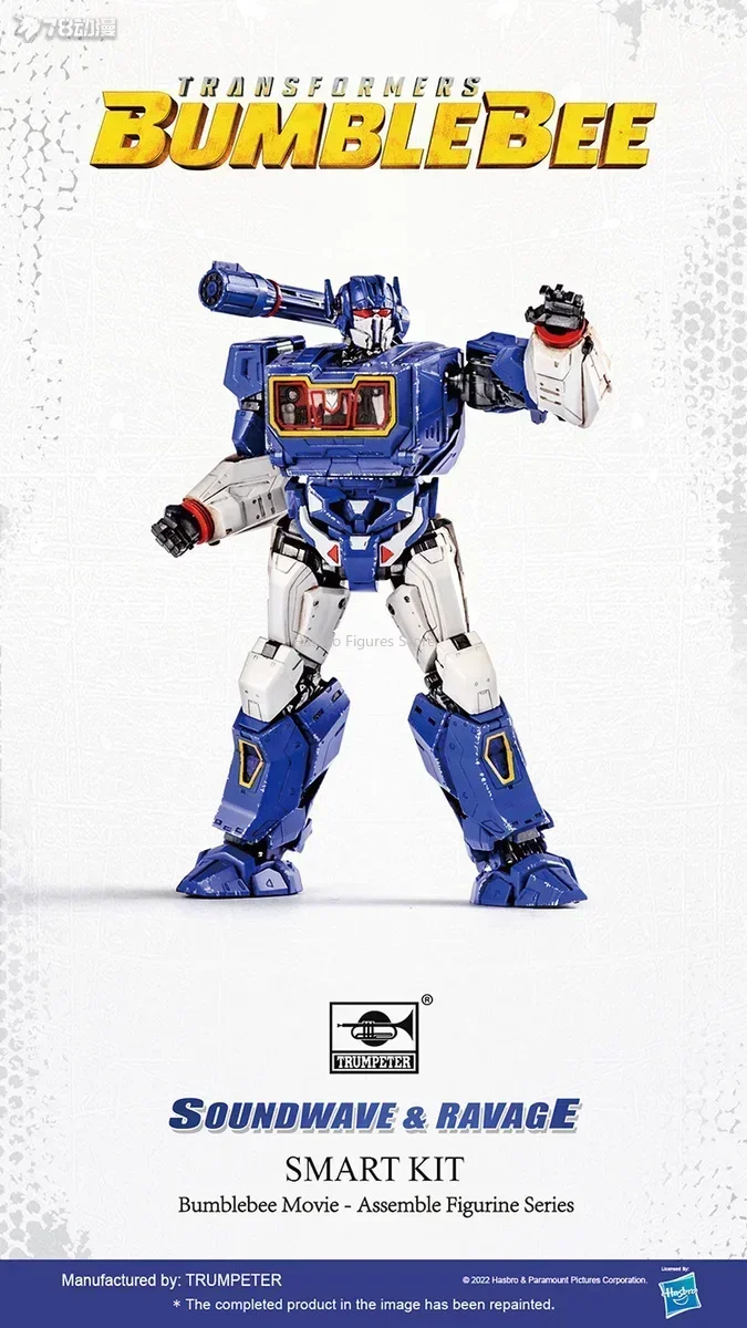 Disponibile Bumblebee Movie Soundwave & Ravage Kit modello in plastica assemblare statuette serie Action Collection Toy Gift
