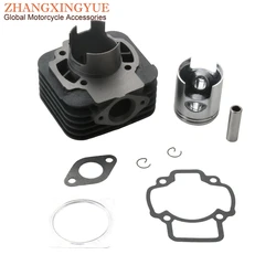 47mm 70cc Big Bore Cylinder Kit For Gilera 50 Easy Moving Ice Stalker Naked Storm Typhoon Xr 50cc AC 2 Stroke Scooter Engine