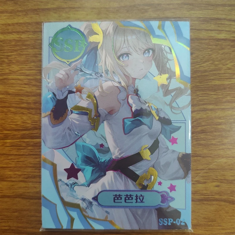 DIY Genshin Impact Collection card Nahida Mona Anime character Bronzing flash card Game card Cartoon toy Christmas birthday gift