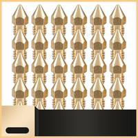 30 Pieces Mk8 Nozzle 0.4Mm 3D Printer Nozzles Extruder Print Head For 3D Printer Makerbot Creality Cr-10(1Pc Plastic Box)-N30R