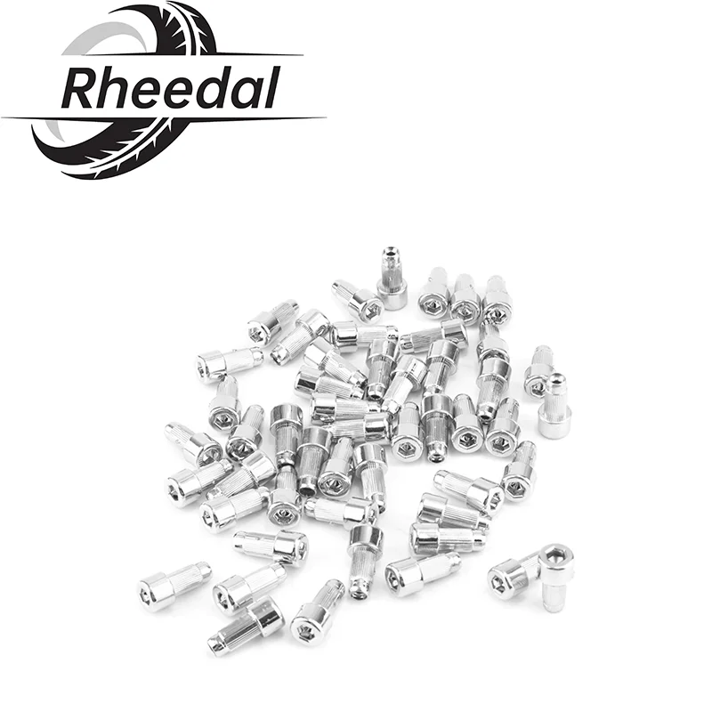 Rheedal 50/100Pcs 6.48mm/ 0.26" Car Wheel Rivets For Universal Wheel Edge Willow Nail Decorative Nail Exterior Accessories ABS