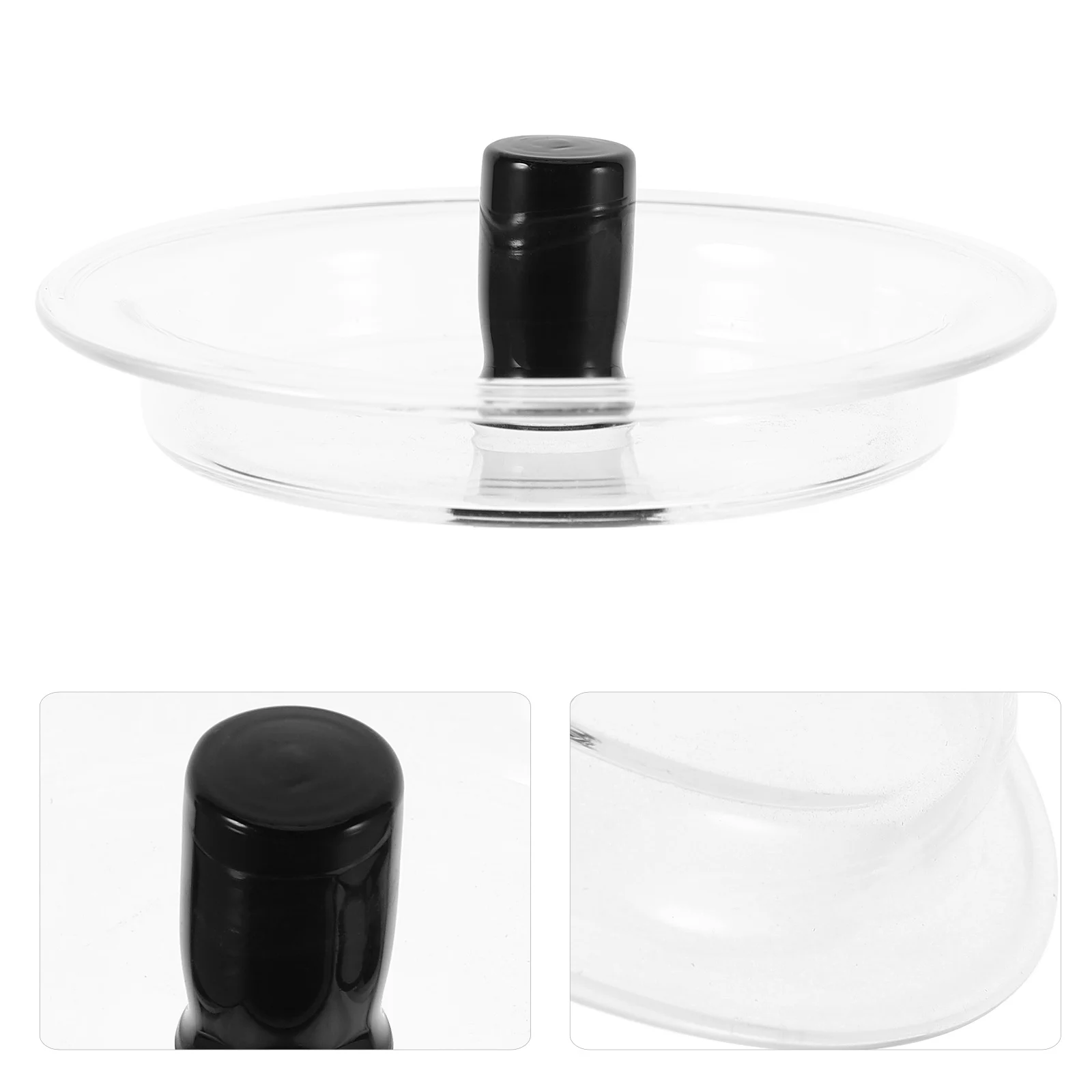 

Clear Glass Replacement Teapot Lid Transparent Cover Kitchen Kettle Top Accessory for Matcha Tea Lid Replacement