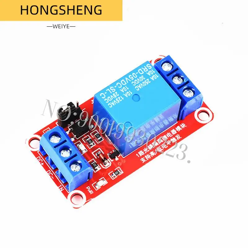 光結合器付きリレーモジュール,1チャンネル,5v,12v,24v,新しい100%