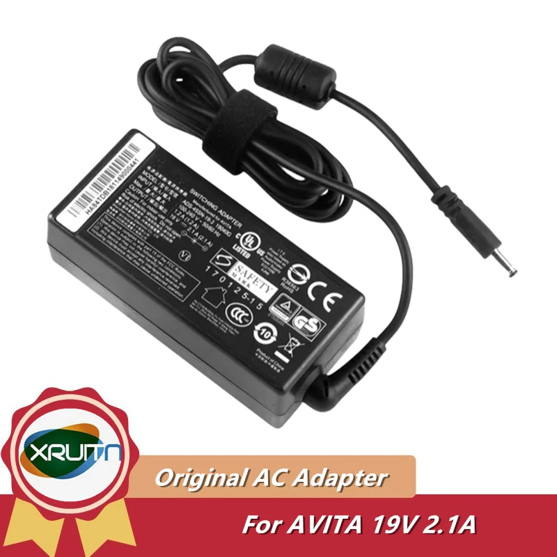 

19V 2.1A 40W Genuine Notebook AC Switching Adapter Charger For AVITA Power Supply ADS-40SI-19-3 19040E ADS-45SN-19-3 19040G