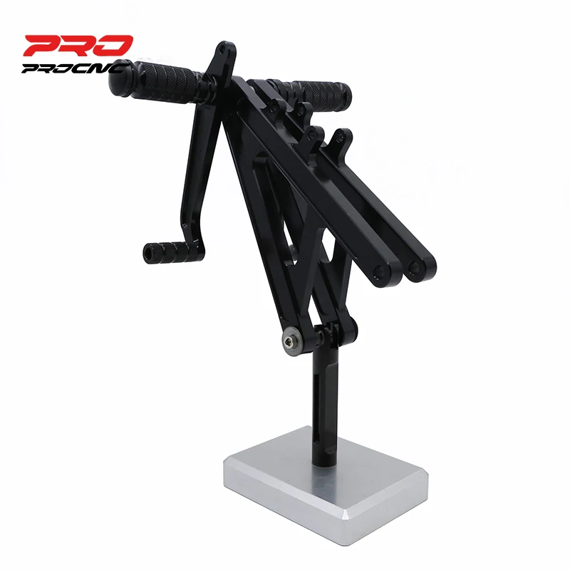 For Honda RS125 GP125 1995-2013 Motorcycle Footrest Footpeg CNC Aluminum Alloy Pedal Foot Peg Rearset Rear Set