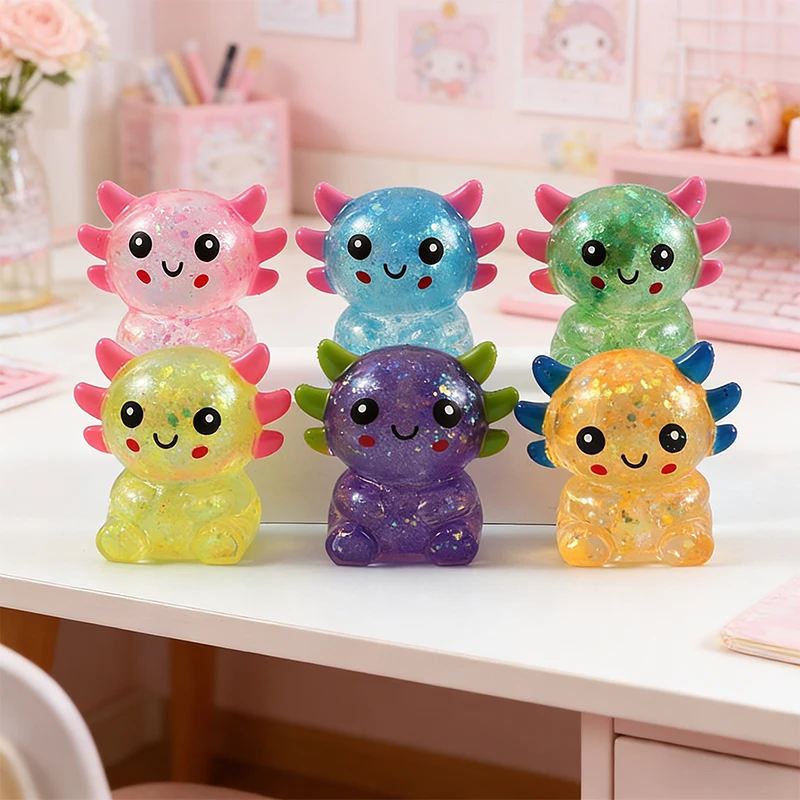 Colorful Animal Stress Balls Cute Slow Rising Fidget Soft Squeeze Sensory ToyStress Ball for Anxiety Focus Kids Adults Gift