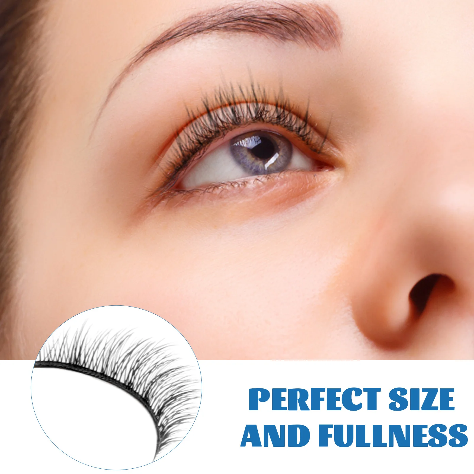 10쌍 인조 속눈썹 짧고 쉽게 착용할 수 있는 클래식 스타일 메이크업 액세서리 여성용 일상 데이트 휴가