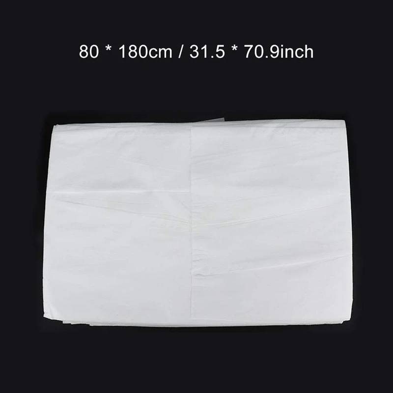 60 Pieces/Pack Of Disposable Sheets, Water- And Oil-Proof Non-Woven Fabrics For Massage In Spa Salons