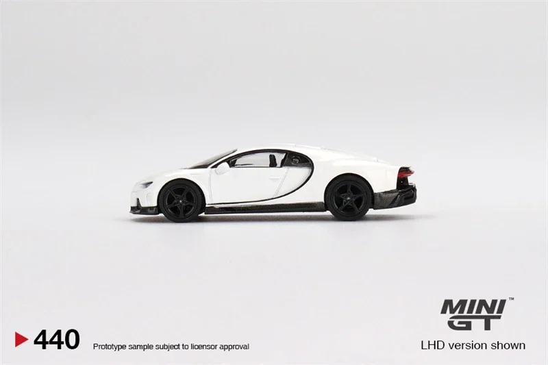 MINI GT 1:64 Bugatti Chiron Super Sport White LHD Diecast Model Car