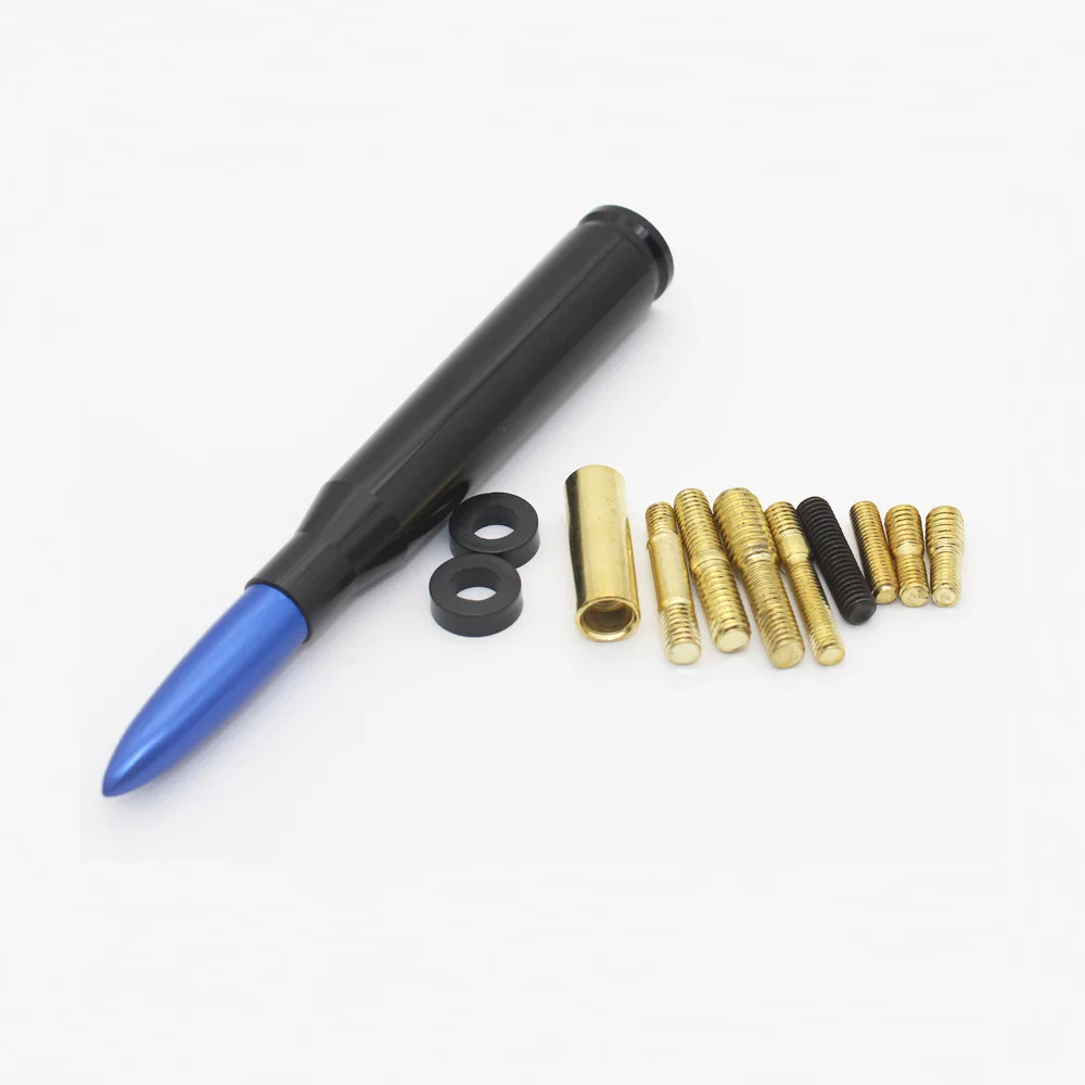 

New General Motors aluminum SUV bullet antenna anti-theft coil copper short antenna AM, FM roof bracket