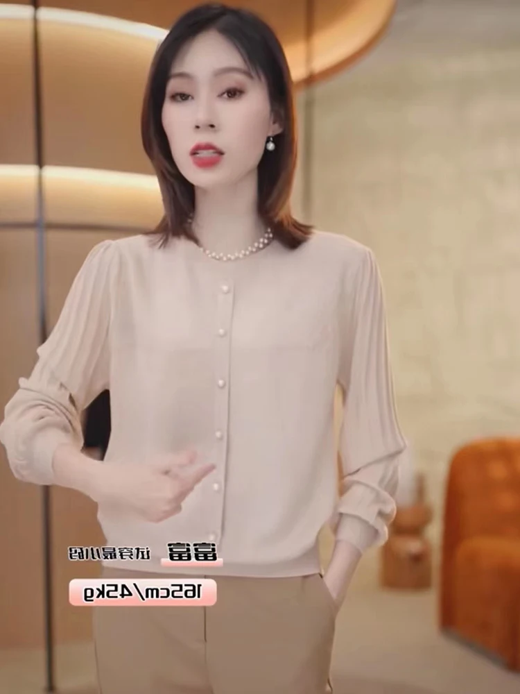 

Ele Knitwear irt Autumn Faionable Casual Long Sve Overhead Slimming Versatile Korean Sle Low round Ne Women's ...