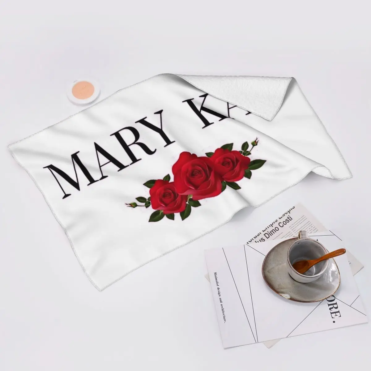 Custom Mary Kay Roses Soft Face Towel Quick Dry Pool Bath Cotton Towels Absorbent