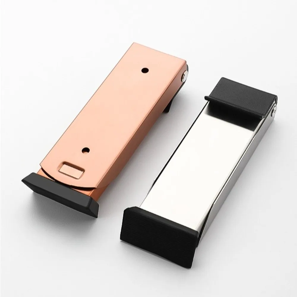 

Stainless Steel Safety Door Blocker Anti-Collision Windproof Door Stopper Heavy Duty Anti Slip Base Metal Door Blocker Home Use