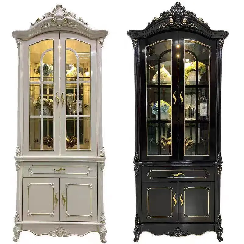 European wine cabinet French living room decorative cabinet, display cabinet Jane European locker c