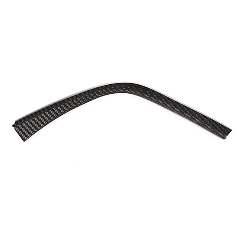 Bandes latérales en forme de L pour changement de vitesse de voiture en fibre de carbone véritable, garniture de panneau intérieur, BMW F80 F82 F83 M3 figuré 2014-2018(LHD)