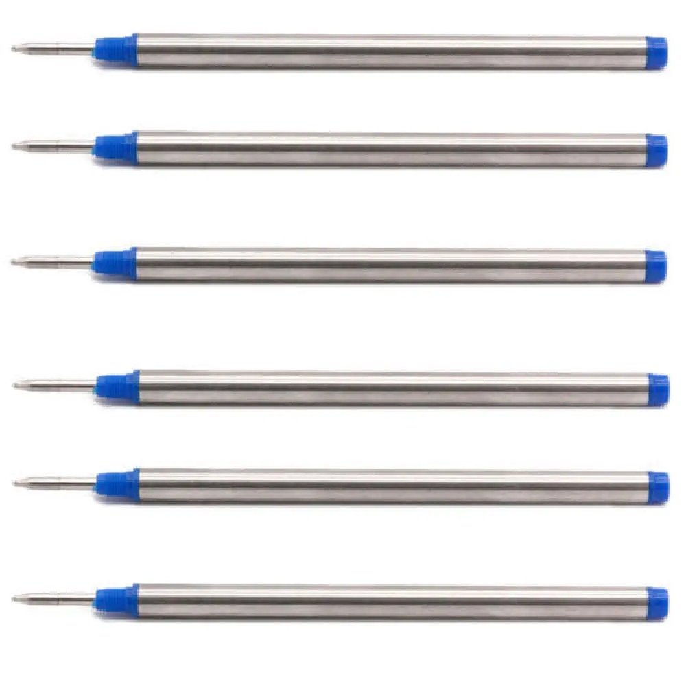 113mmx6mm 0.5mm Tip Rollerball Pen Refills for Mont Blanc 105159 107878 H-12 M401 MNB107878 M710 German Ink M506 P163