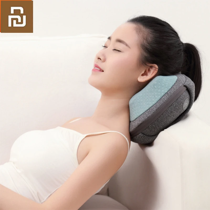 

Youpin Lefan Massage Pillow PTC Hot Compress Autorotation One-key Operation Body Relaxation for Parents Wireless Temperature 3D