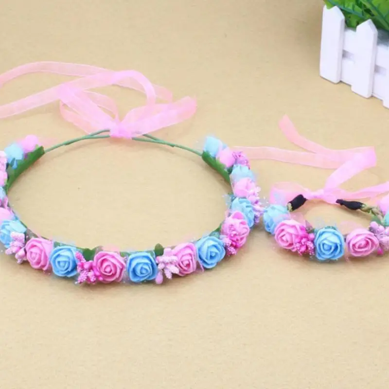 Junge oder Mädchen Schärpe 5 stücke Geschlecht offenbaren Schärpe Party liefert rosa blaue Mutter Schärpe Papa zu sein Stifte Blume Stirnband Armband für