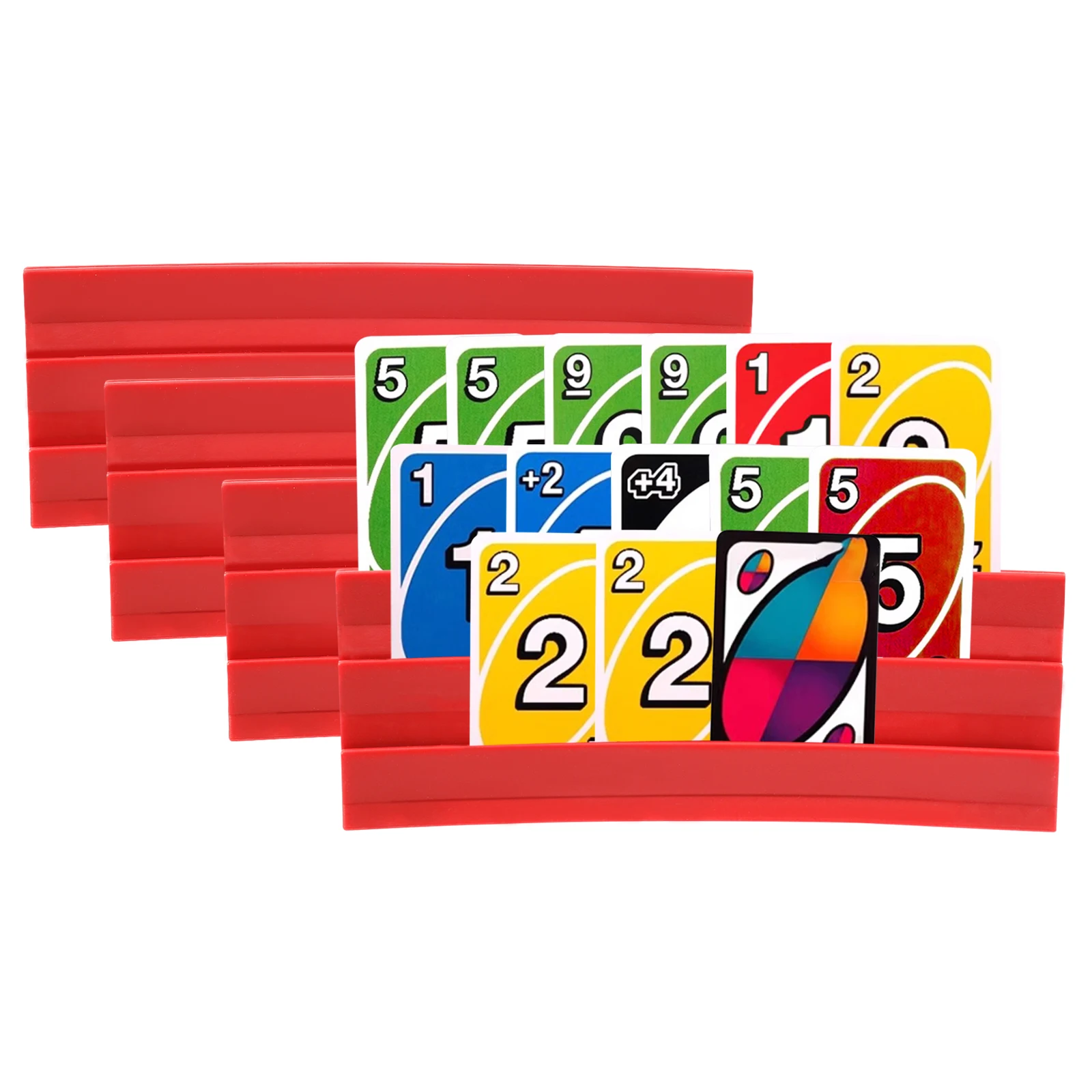 

Playing Card Holder Plastic Card Holders Large Capacity Playing Card Holders for Organizing Cards on Game Bridge Card Holders