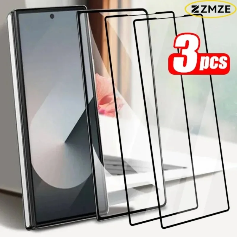 9H Gehärtetes Glas für Samsung Galaxy Z Fold 7 Fold6 zFold7 Displayschutz Äußere Schutzabdeckung Glas ﻿ Für Z Fold 7 6 5