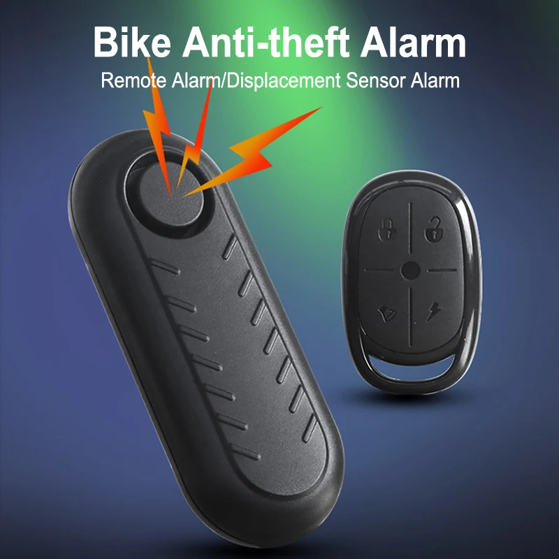 Wireless Bicycle Alarm Remote Control Waterproof Electric Motorcycle Scooter Bike Security Protection Anti theft Alarms