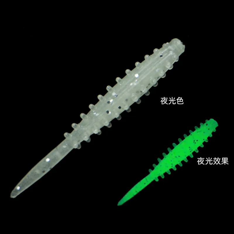 10PCS/lot 37mm 0.2g Fishing Lures Shad Fishing Lure Soft worm Plastics Baits Swimbait Jigging Lure Artificial Baits Root fishing