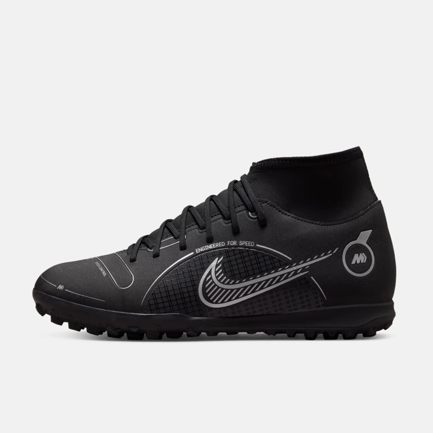 Nike genuine UPERFLY 8 TF men's and women's training durable football shoes DJ2909-007 view 2