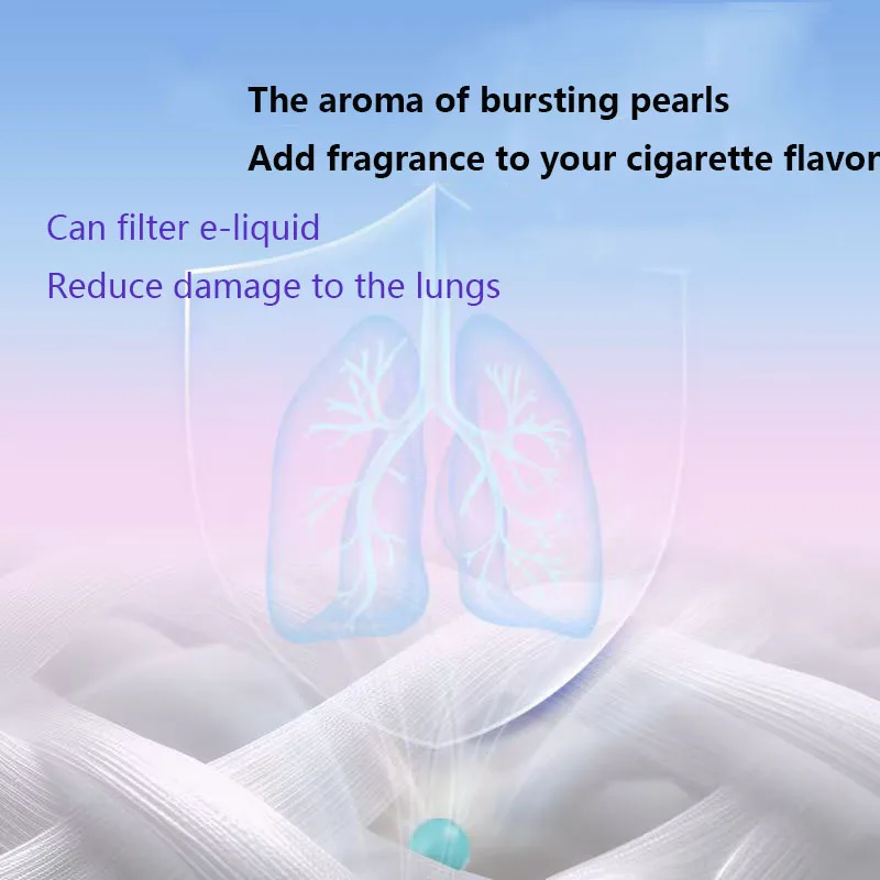 فلاتر JH Pop Bead 12 قطعة/صندوق كبسولات نكهة مسبقة الضغط، انفجار فواكه فوري، أطراف فلتر للاستعمال مرة واحدة مع 11 نكهة مختلطة