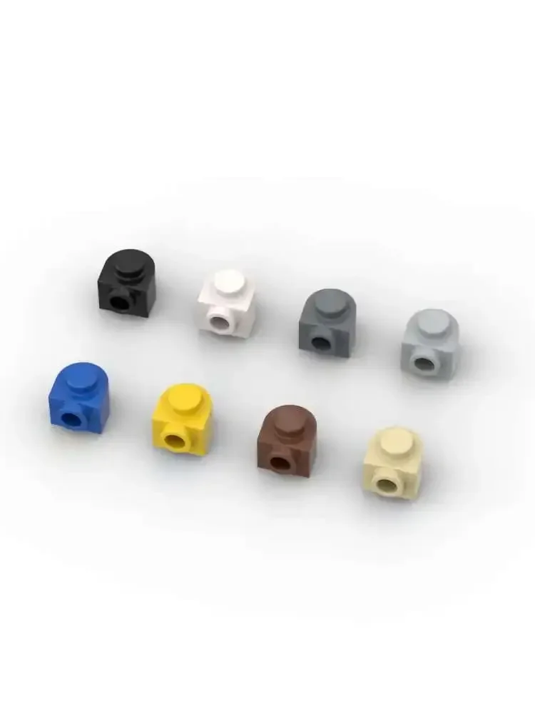 MOC 10 pièces demi-cercle 3386 rond 1x1x 2/3 blocs de construction Kit étendu avec briques à goujon latéral particules jouet enfants cadeaux d'anniversaire