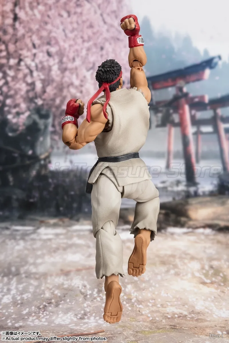 

【В наличии】Оригинальная фигурка BANDAI SPIRITS S.H.Figuarts Street Fighter 6 Ryu Hoshi, игрушечная модель, подарочная коллекция