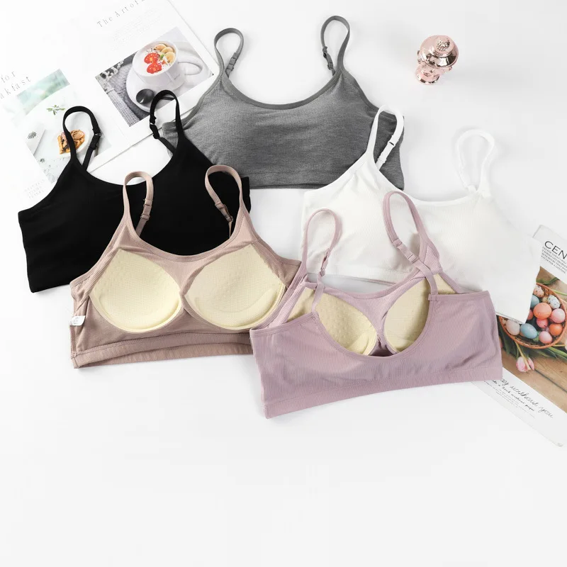 일체형 고정 라텍스 패드 플러스 사이즈 보바 안티라이트 랩 체스트 조절 가능한 어깨끈 여성 속옷