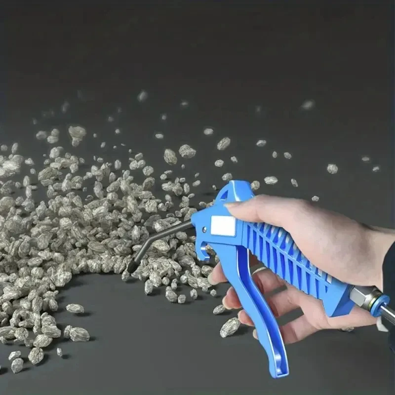 Dust Removal Gun Pneumatic Hardware Tool Blowing Air Soot Blowing Gun Air Pump Extended Nozzles High Pressure Dust Blowing Gun