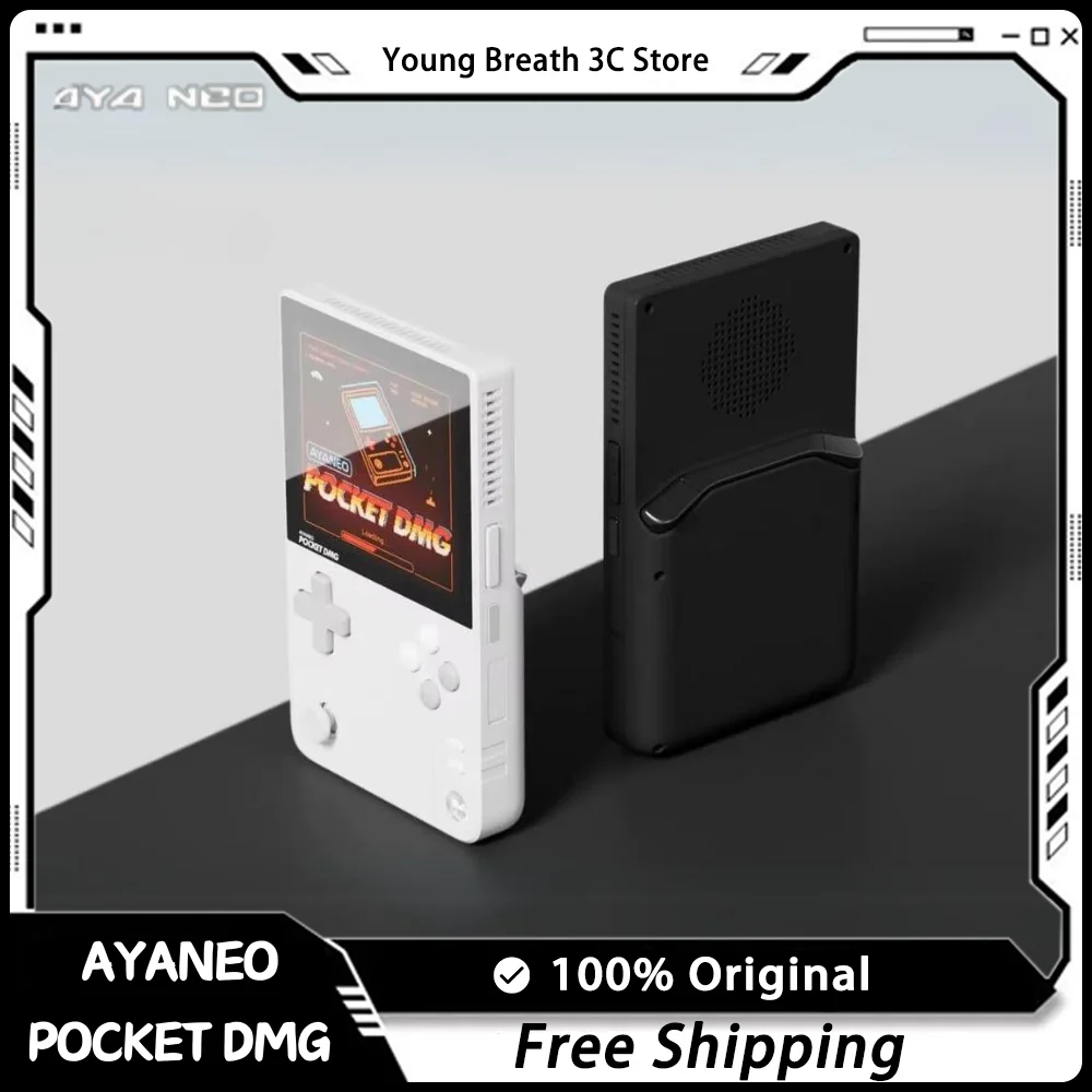 AYANEO Pocket DMG Game Console 1240*1080 Resolution Screen 6000mAh Gyroscope 3.92Inch OLED Custom Handheld Game Consoles Gifts