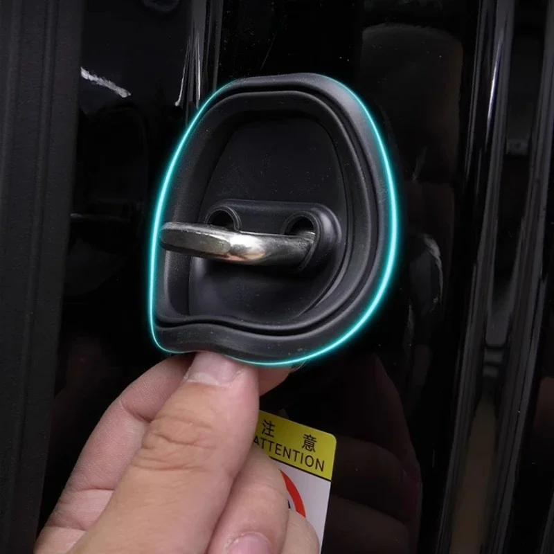 

Для уравнения Leopard 8, крышка дверного замка автомобиля, пряжка, силиконовый рукав, амортизатор, бесшумный защитный чехол «все включено»