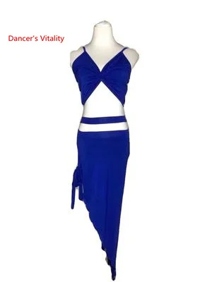 Abito di danza del ventre abito sexy senza maniche top e gonna 2 pezzi per le donne abiti di pratica di danza del ventre vestito di danza orientale