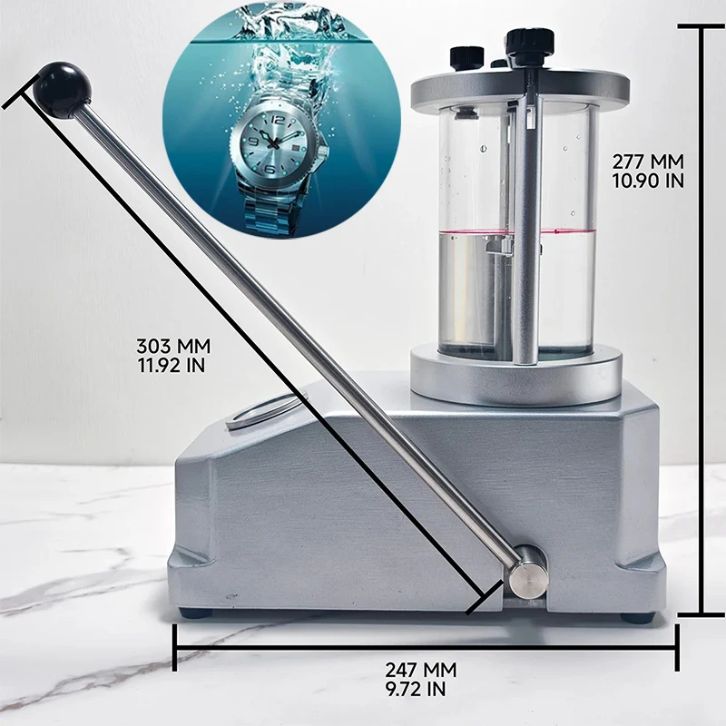 Watch Waterproof Tester Waterproof 2 Watches Case Resistance Pressure Test Machine Watch Repair Accessory for Watchmakers