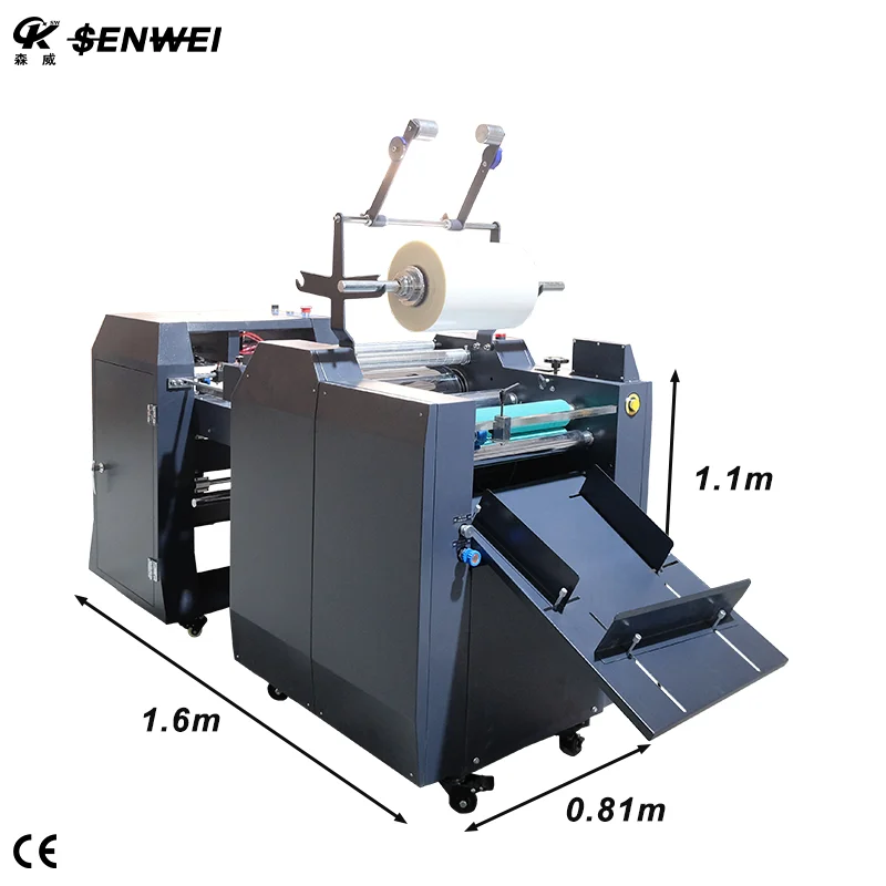 SWFM390H Fully Automatic Hydraulic 15m/min Oil Heating Laminator
