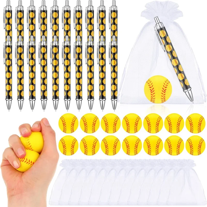 

AF91-Hockey Party Favors Hockey Pencils Foam Ball Hockey Favors Birthday Party Student Awards