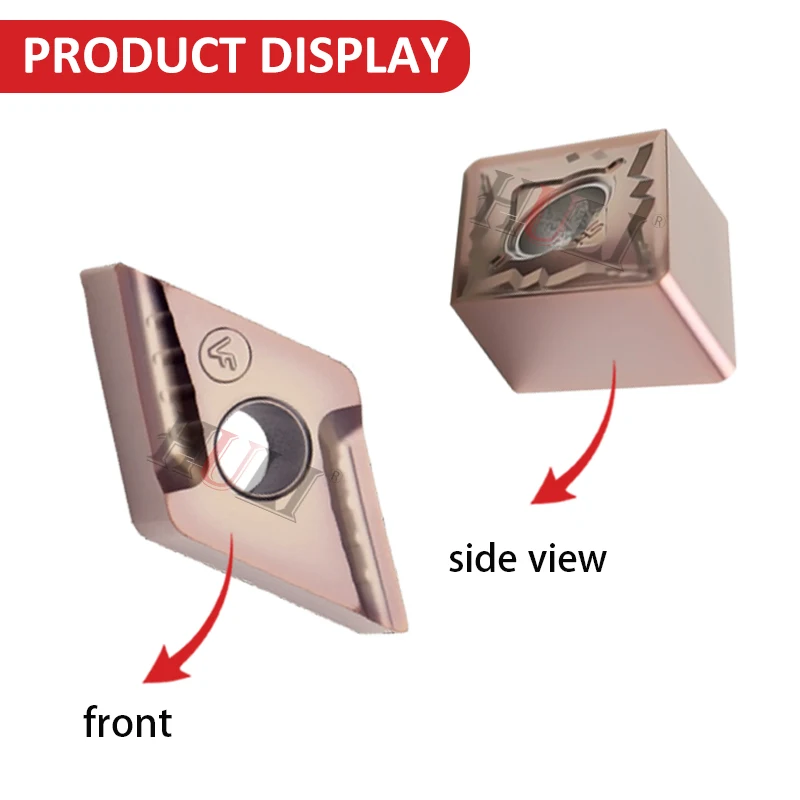 DESKAR DNMG150604 150608-HS R-VF LF6118 100% Original CNC Lathe Carbide Inserts External Turning Tool Processing Stainless Steel