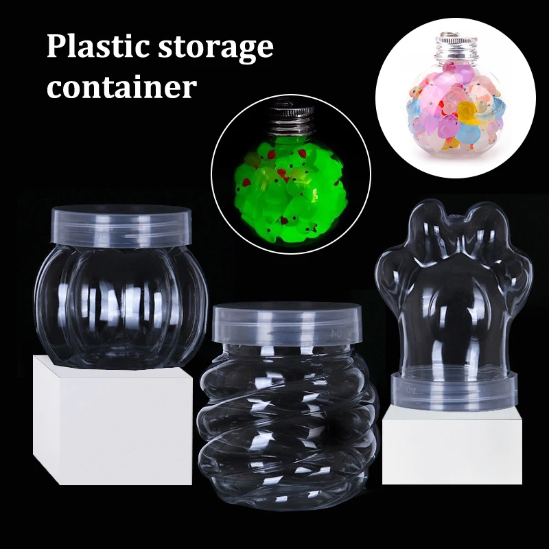 

Пластиковые банки для конфет, пластиковые банки для печенья с крышками, контейнер для хранения продуктов, многоразовый контейнер для печенья с широким горлышком