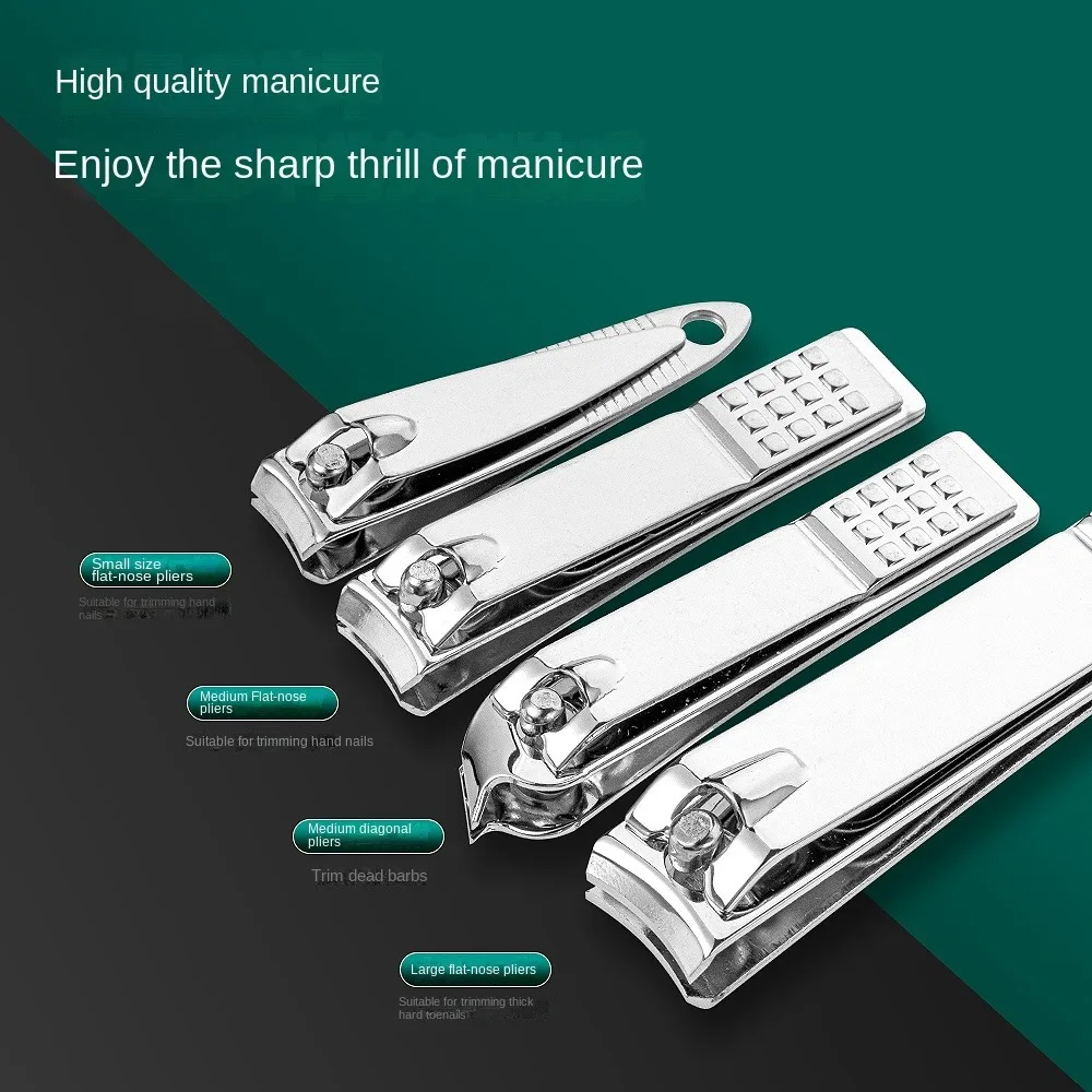 19Pcs Edelstahl Nagel Clippers Set Hause Schönheit Nagel Schleif Werkzeug Leder Hülse Fuß Trimmen Maniküre Kits Männer/frauen