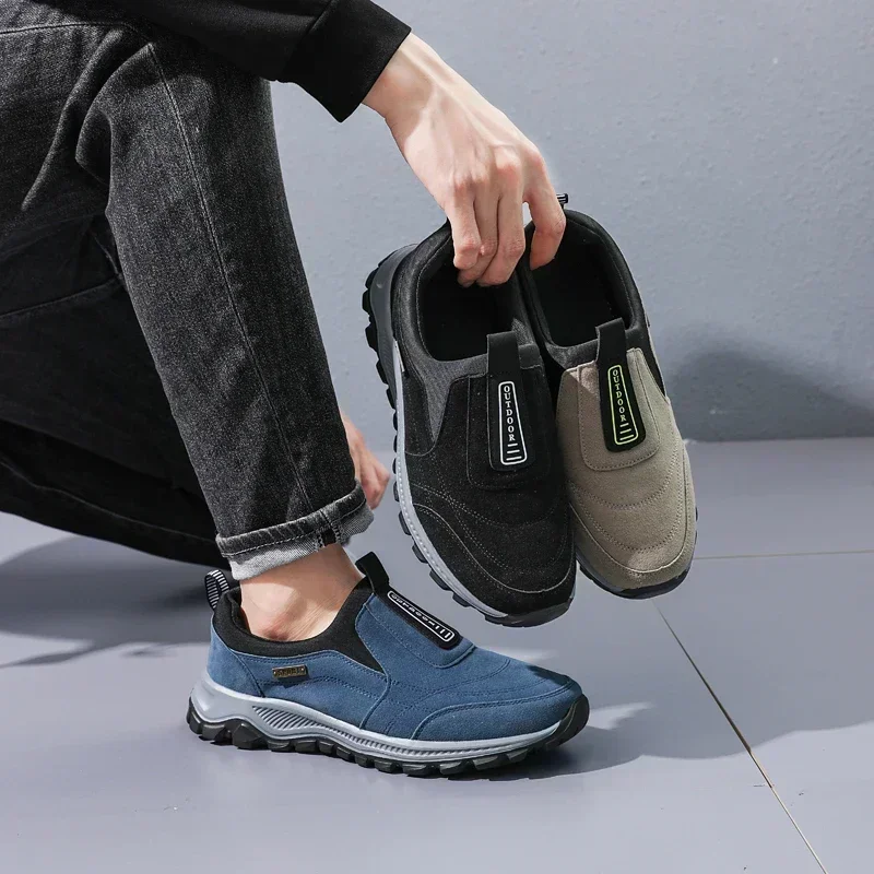 YRZL Herren Outdoor Camping, leichtes Laufen, Joggen, Freizeit Bergsteigen, Herrenschuhe, rutschfeste Wanderschuhe Mann – Detail 8