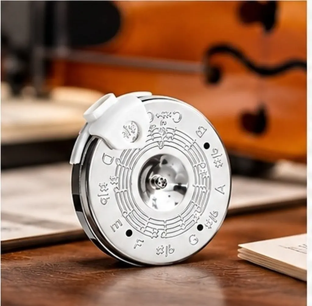 13-Pitch Circular Tuner for Guitar, Violin, Erhu – Accurate Universal Musical Instrument Tuning Tool