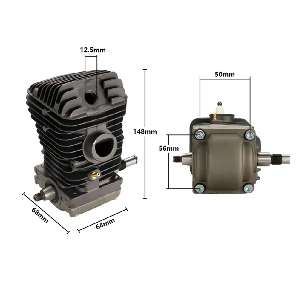 

High-Quality 42.5mm Cylinder Assembly For 023 025 MS230 MS250 Chainsaws 10x15x15 Lawn Mower Accessories