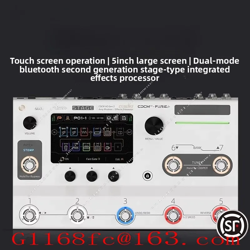 Electric Guitar Integrated Effects Device 2nd Generation Folk Bass Phrases