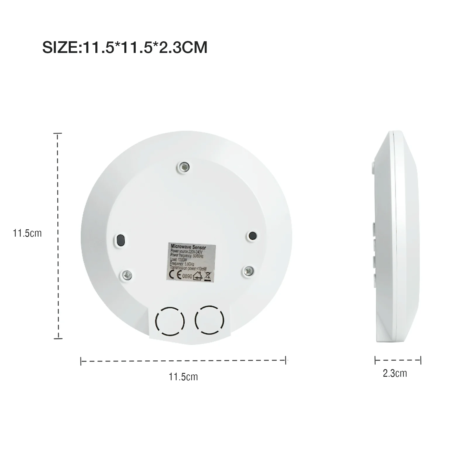 Sensky-Sensor de Radar para microondas, Detector de movimiento, interruptor de luz LED para iluminación led, 220V, 800W