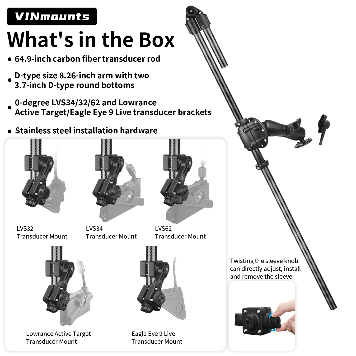 แท่นยึดไม้คันวัดระยะสำหรับเครื - Fish Finder Transducer Mount บทวิจารณ์และราคา