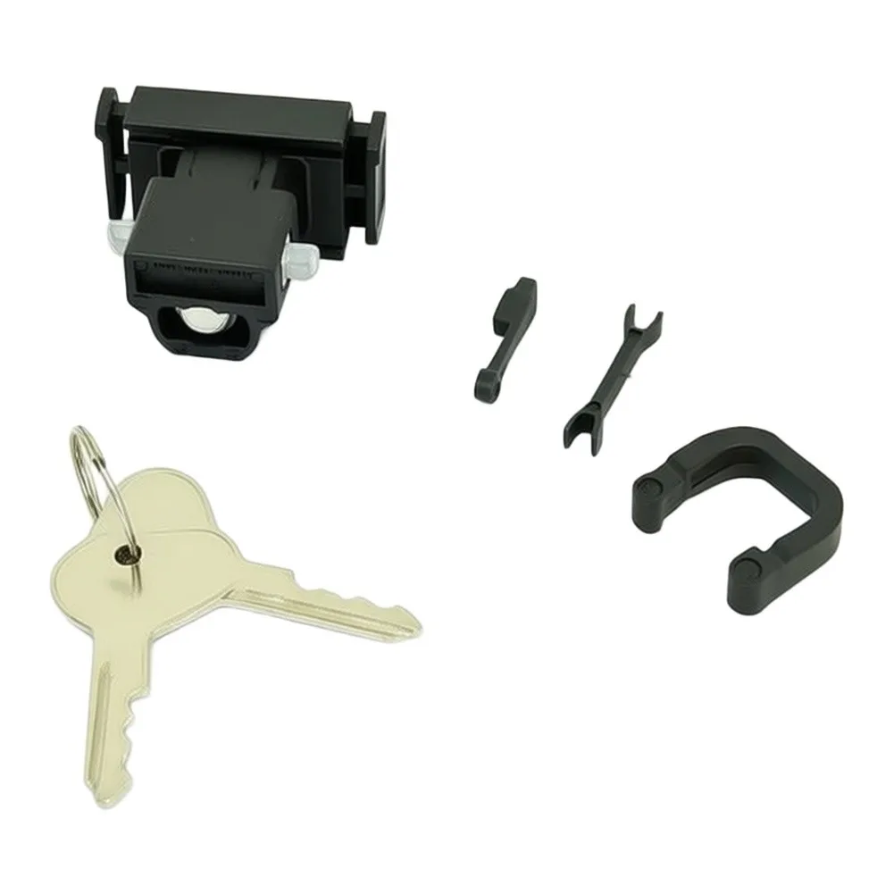 2Pcs Glove Box Lock Cylinder With 2 Keys Black Plastic 1303 1973-1980 Replacement Part 133857131 133857131B