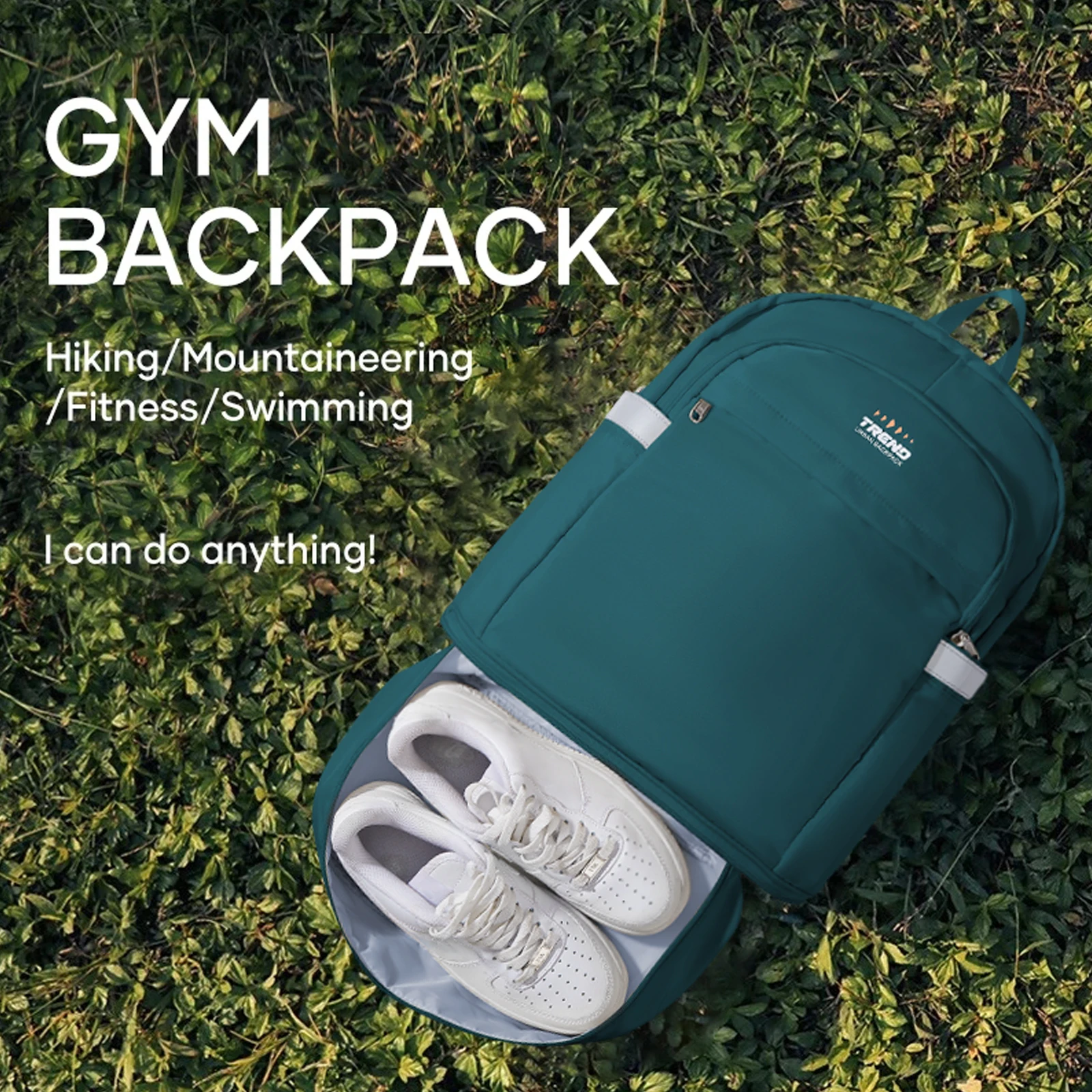 Gym Backpack for Women with Shoes Compartment & Wet Pocket Lightweight Large Travel Backpack Waterproof Sports Backpack Gym Bag